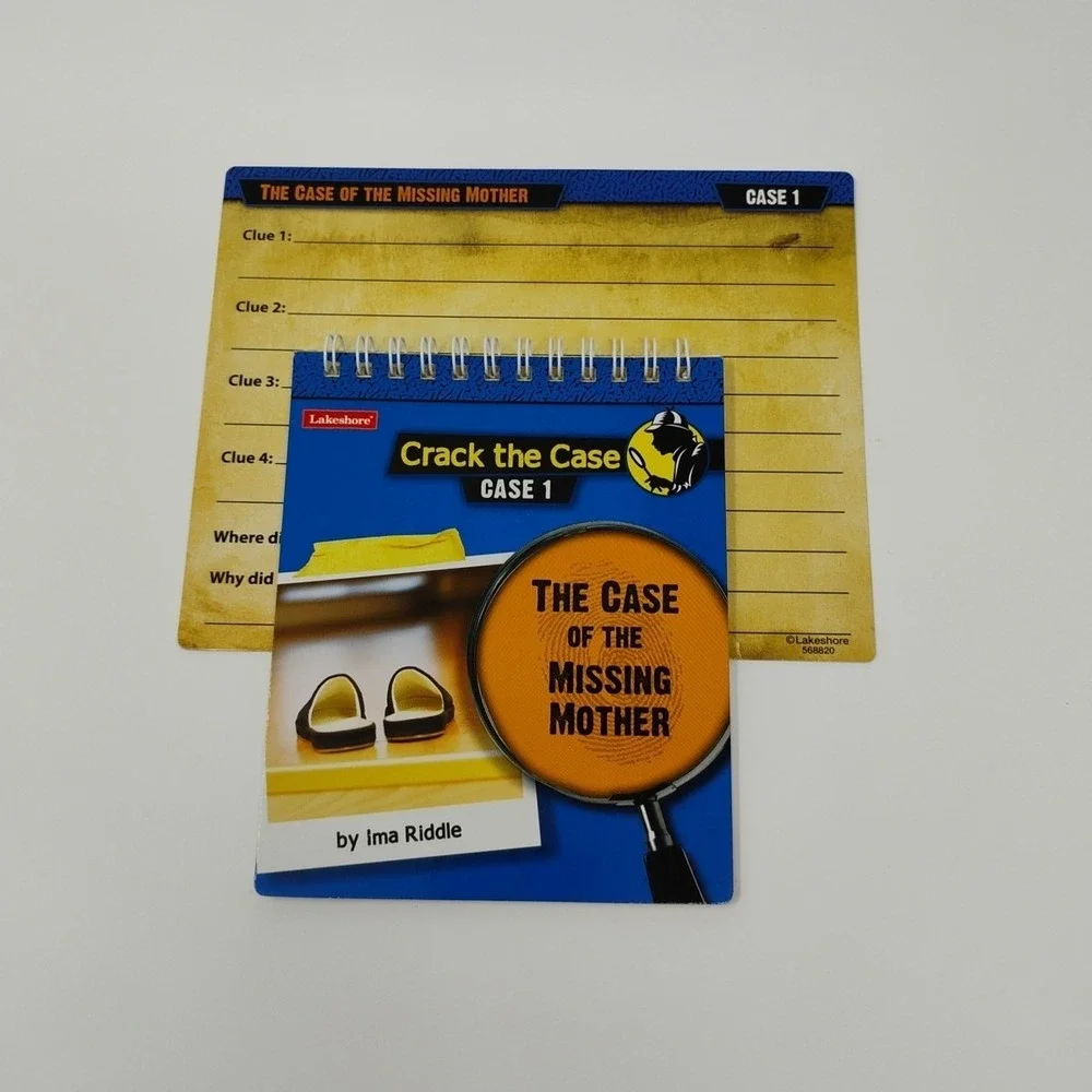 Lakeshore Crack the Case Flip Books Inferencing Center Homeschool Box Grade 5